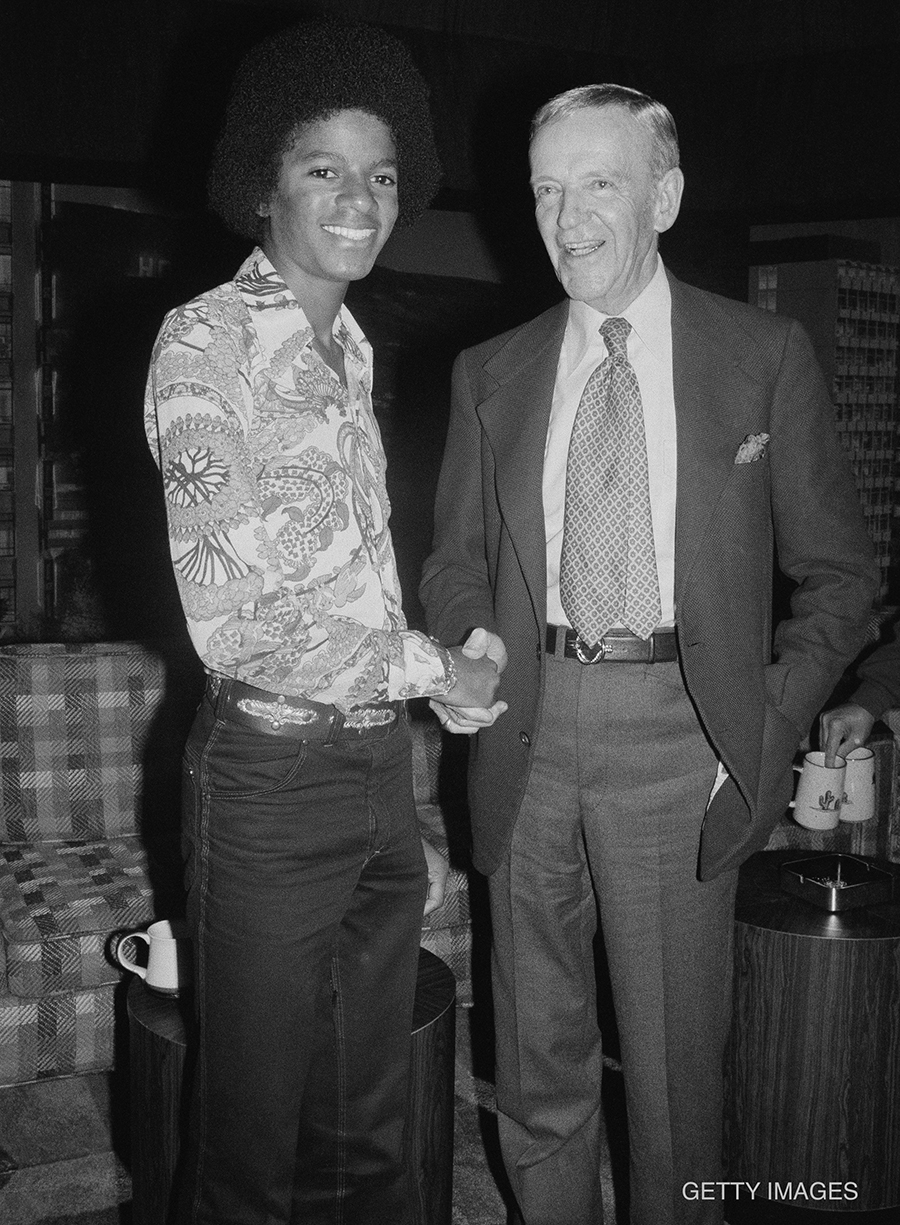 Michael Jackson meets Fred Astaire at The Tonight Show in 1975