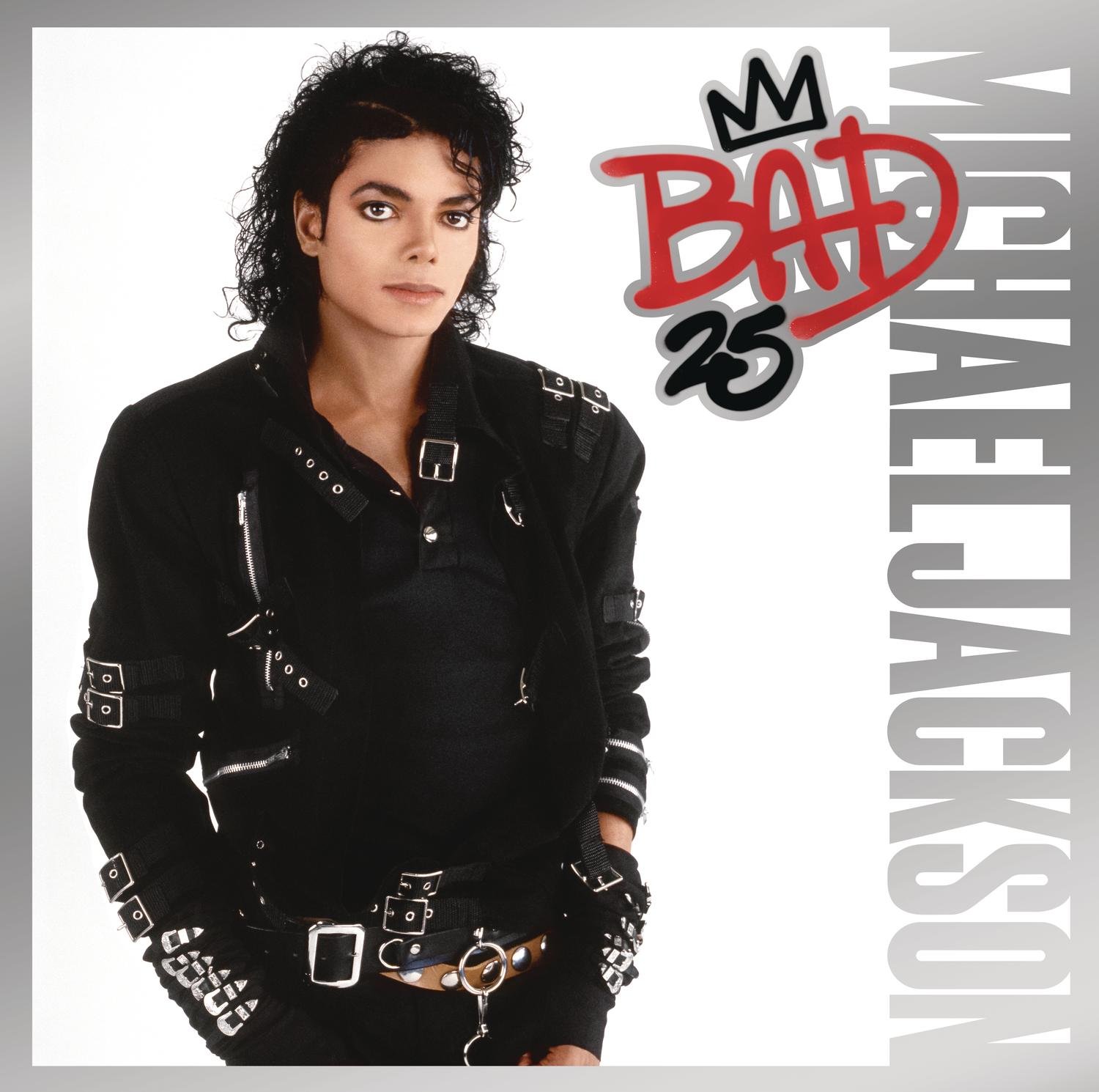 Alternate artwork for BAD25 album 25th Anniversary Edition of Michael Jackson Bad album