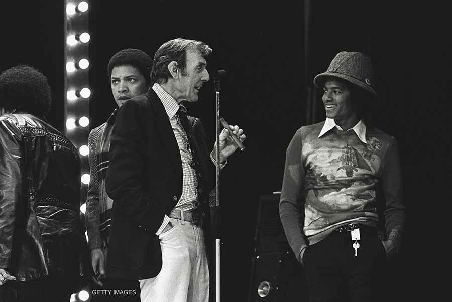 Michael Jackson and Eric Sykes in 1970s