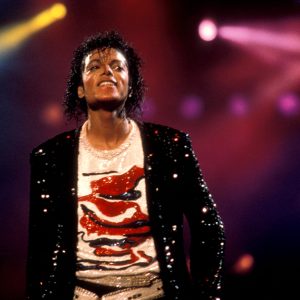 Michael Jackson performs during Victory Tour 1984