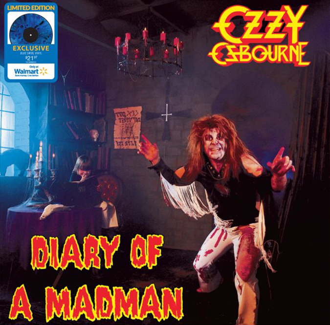 Ozzy Osbourne - Diary Of A Madman limited edition blue swirl vinyl at Walmart Black Friday 2021