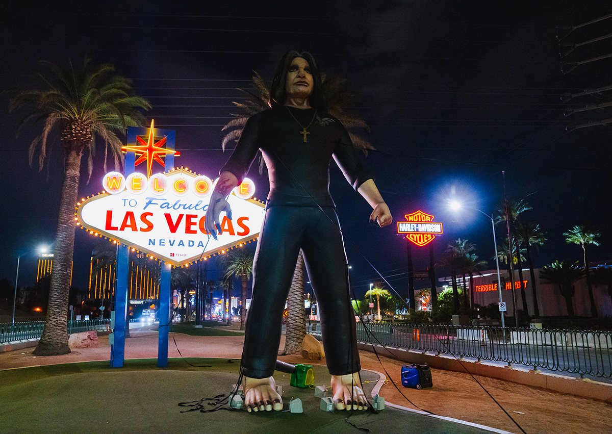 Ozzy Osbourne Patient Number 9 on Las Vegas Strip