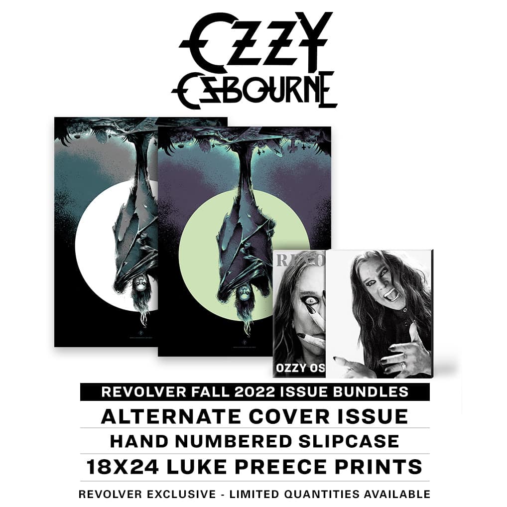 Ozzy Osbourne in Revolver Magazine 2022