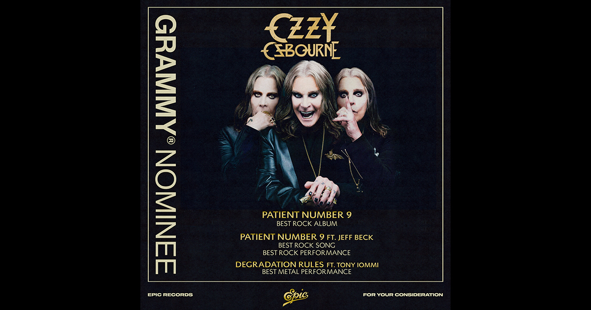 Ozzy Osbourne Earns Four Grammy Nominations Ozzy Osbourne Official Site