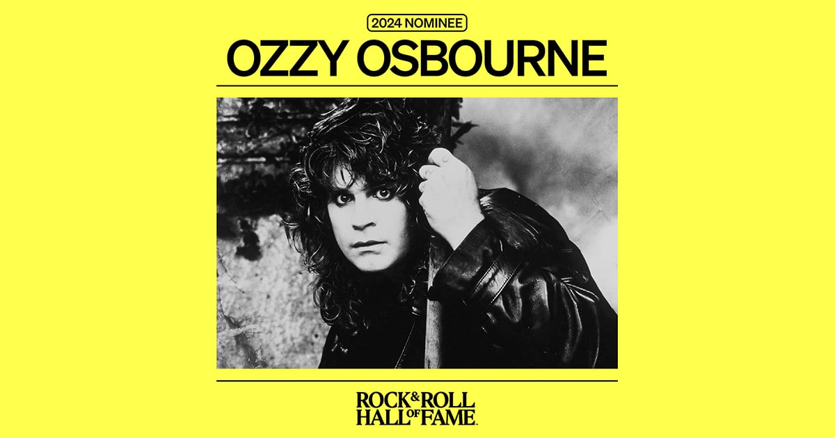 Ozzy Osbourne Nominated For Rock & Roll Hall Of Fame - Ozzy Osbourne ...