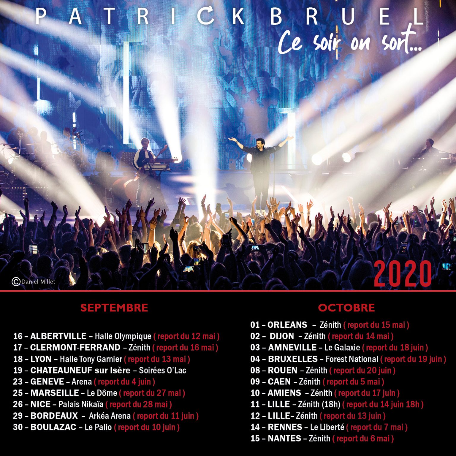 Tournée 2020 Patrick Bruel
