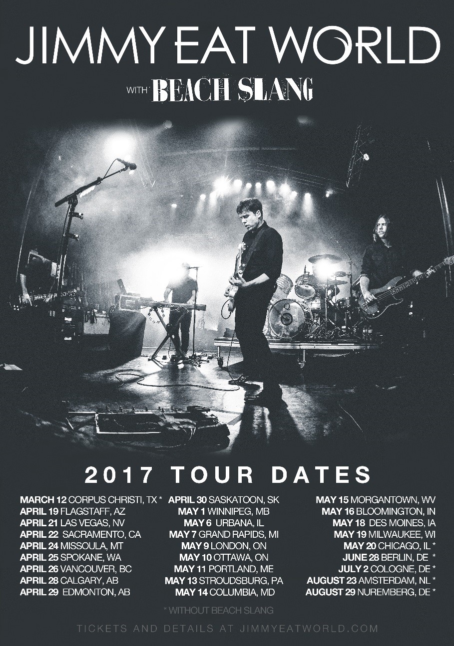 Jimmy Eat World Announces Additional North American Tour Dates RCA Records