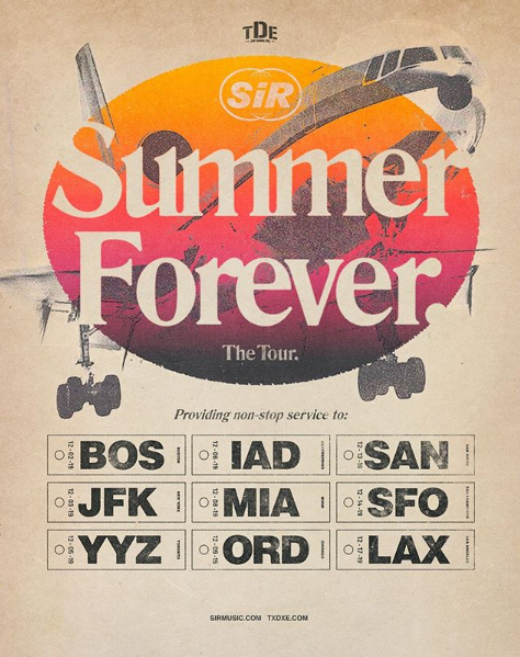 SiR-Summer-Forever-Tour
