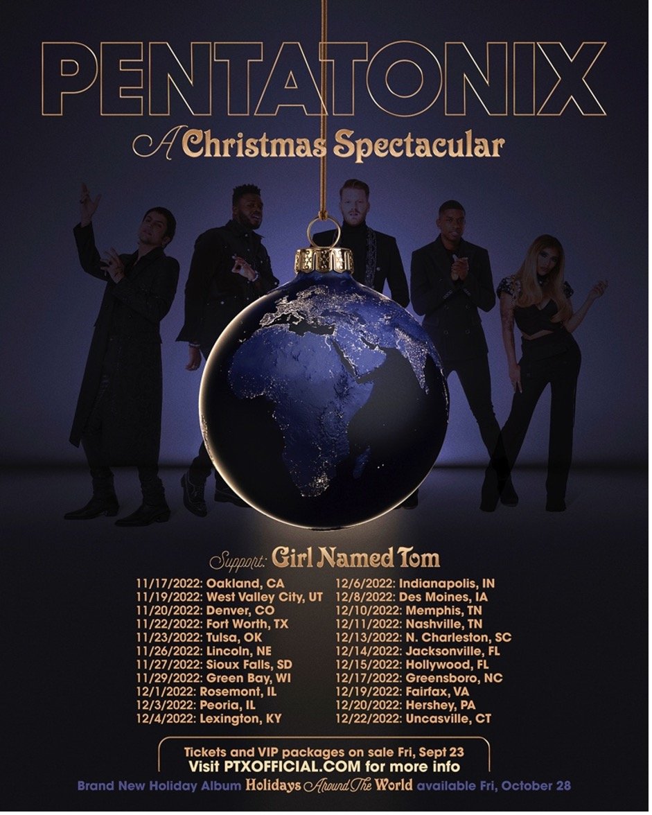 PENTATONIX CELEBRATE THE UPCOMING HOLIDAY SEASON 2022 WITH PENTATONIX 