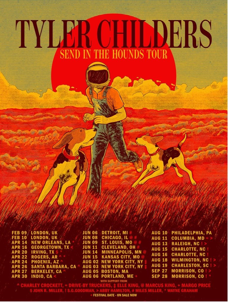 TYLER CHILDERS CONFIRMS 2023 “SEND IN THE HOUNDS TOUR” RCA Records