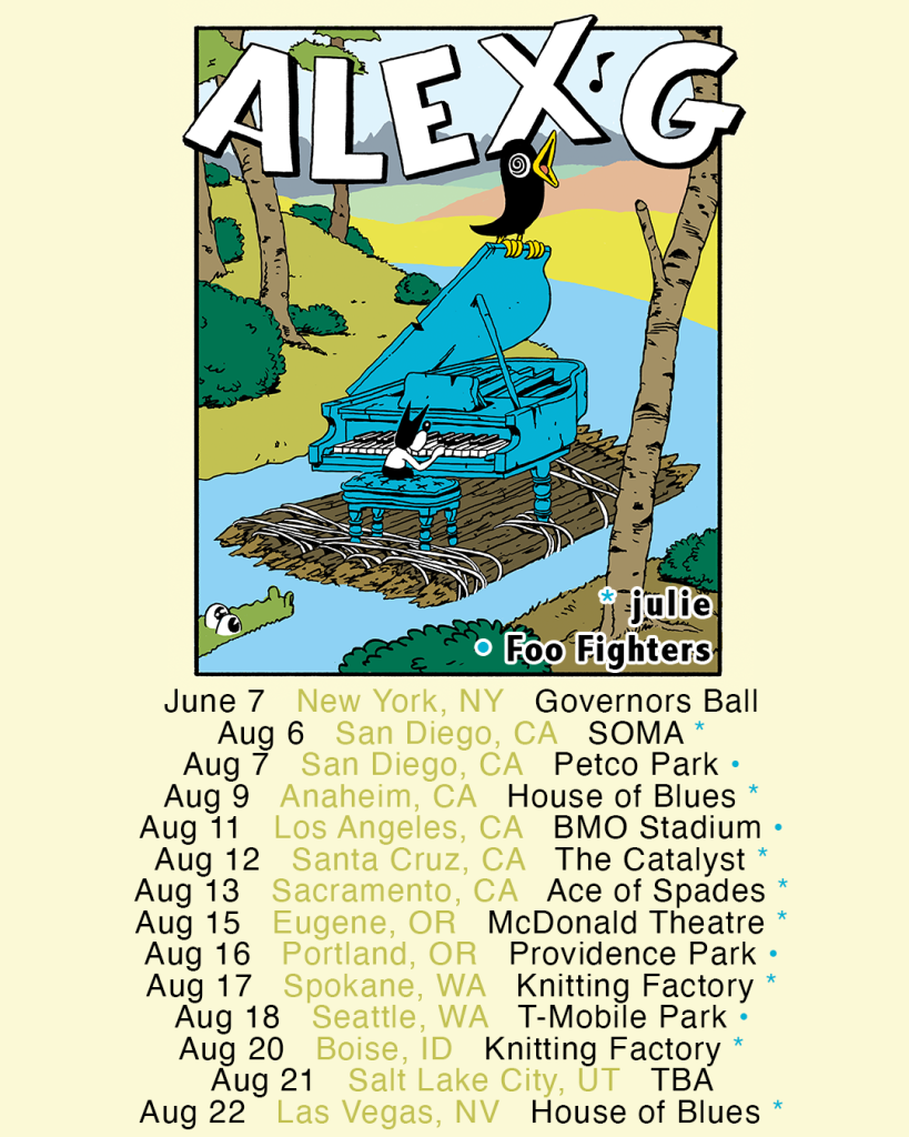 ALEX G ANNOUNCES 2024 TOUR DATES RCA Records