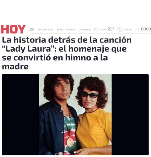 La Historia Detrás De La Canción “lady Laura” El Homenaje Que Se Convirtió En Himno A La Madre 4000