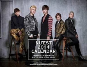 NU’EST 2014韓國官方月曆【台灣限定版】