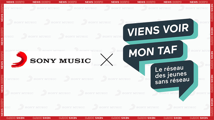 Partenariat de Sony Music France et l'association ViensVoirMonTaf