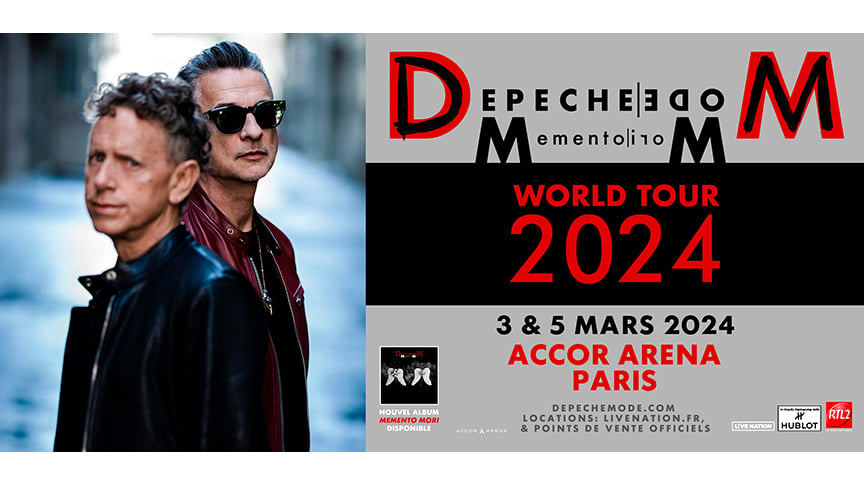 DEPECHE MODE Live in Las Vegas 2023 Memento Mori World Tour 2CD set for SALE