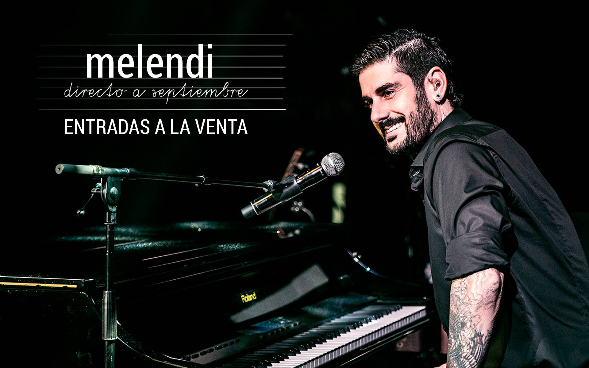 Melendi anuncia su próximo concierto de Directo a Septiembre