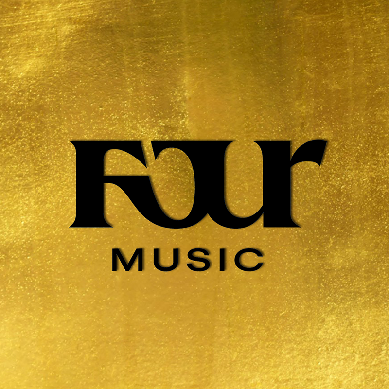 Four Music Logo Gold